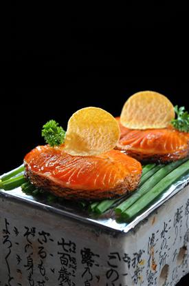 竹炭烤銀鳕魚
